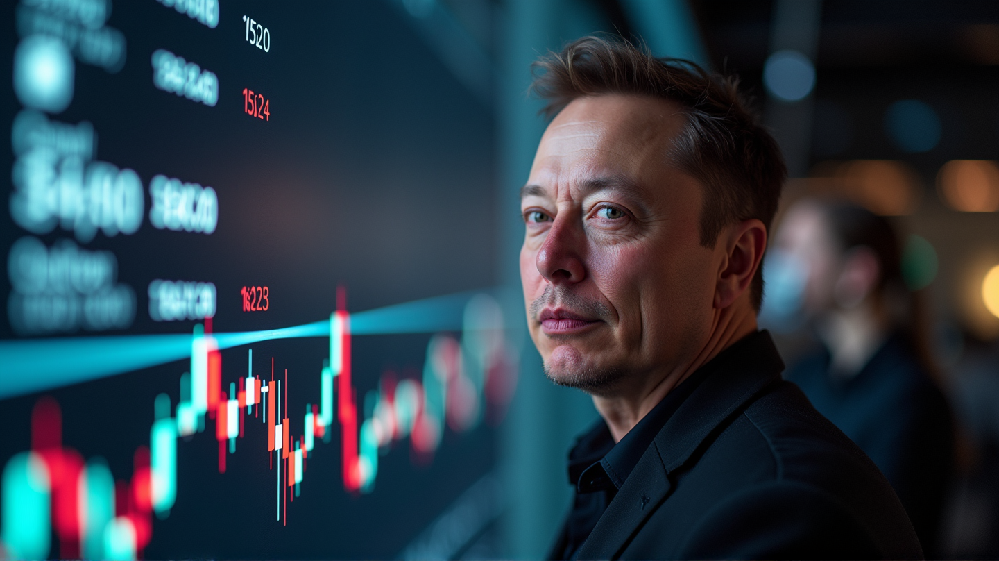 Šokujúce zvýšenie hodnoty Tesly Elonom Muskom uprostred ústupu kryptomien