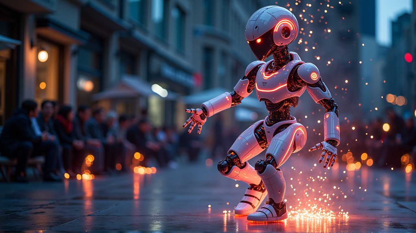 Tancujúci robot Tesla: Nová hviezda na technologickom obzore!