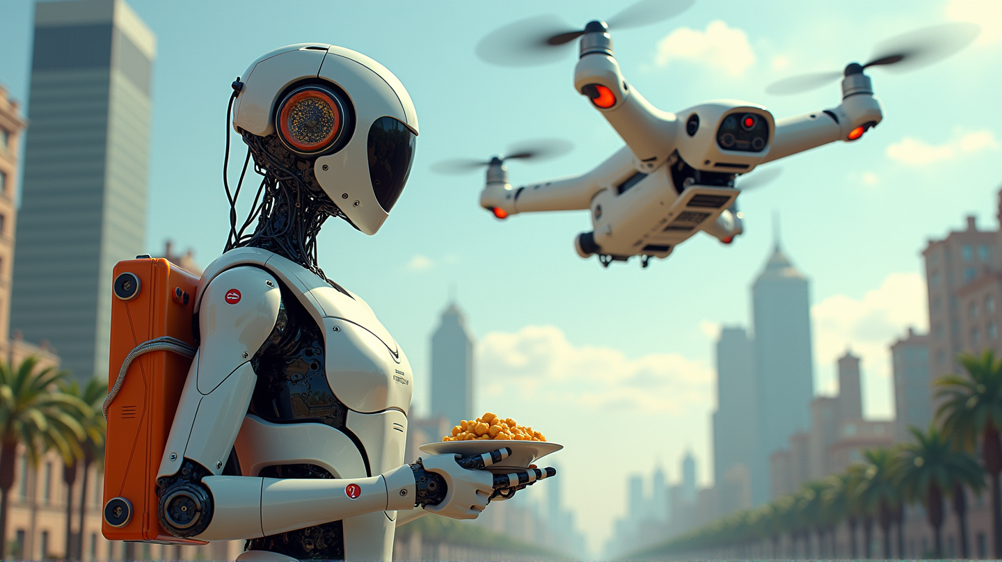 Roboty ovládli Hangzhou: Budúcnosť doručovania podľa Ele.me je tu!