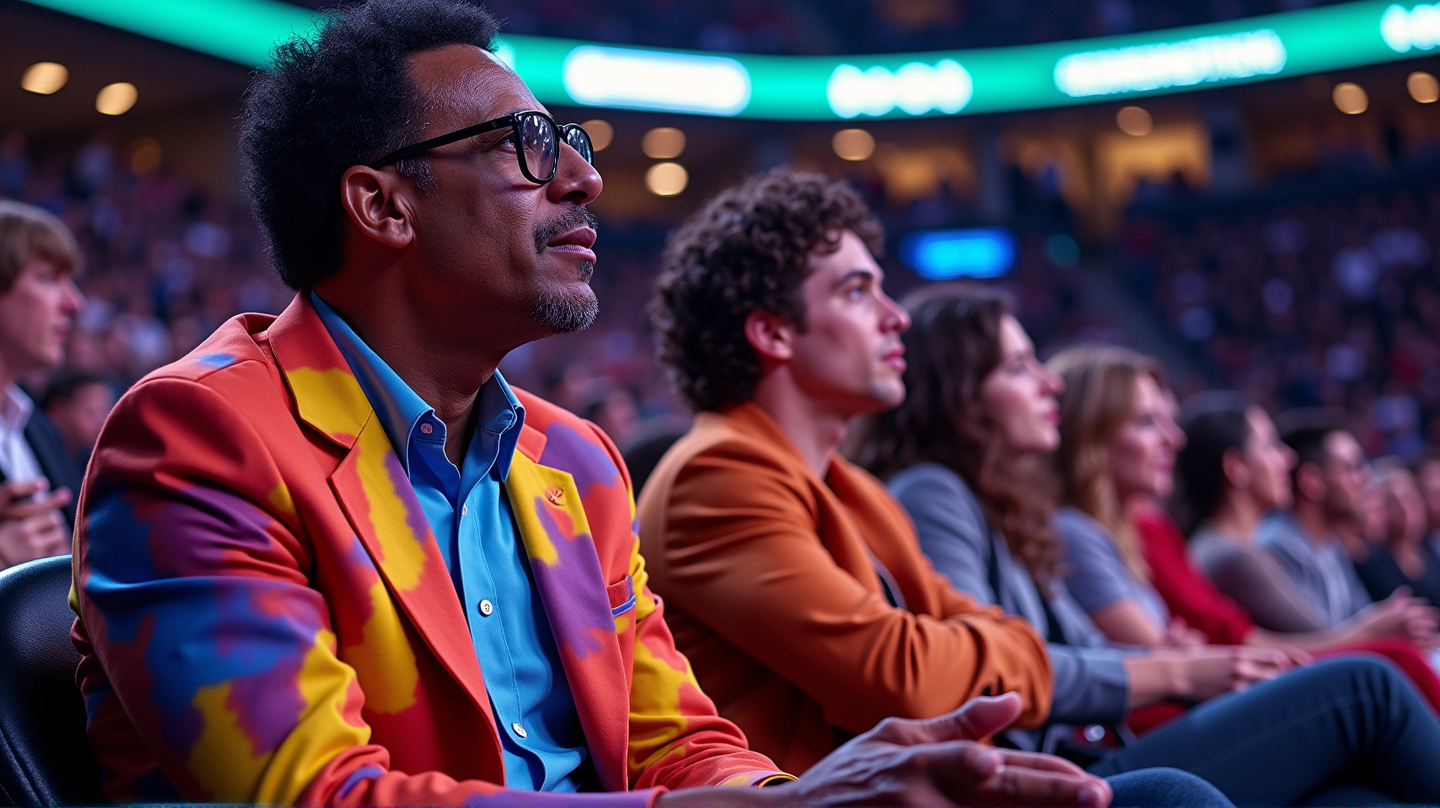 Hollywoodské hviezdy žiaria v Madison Square Garden počas šiestej hry