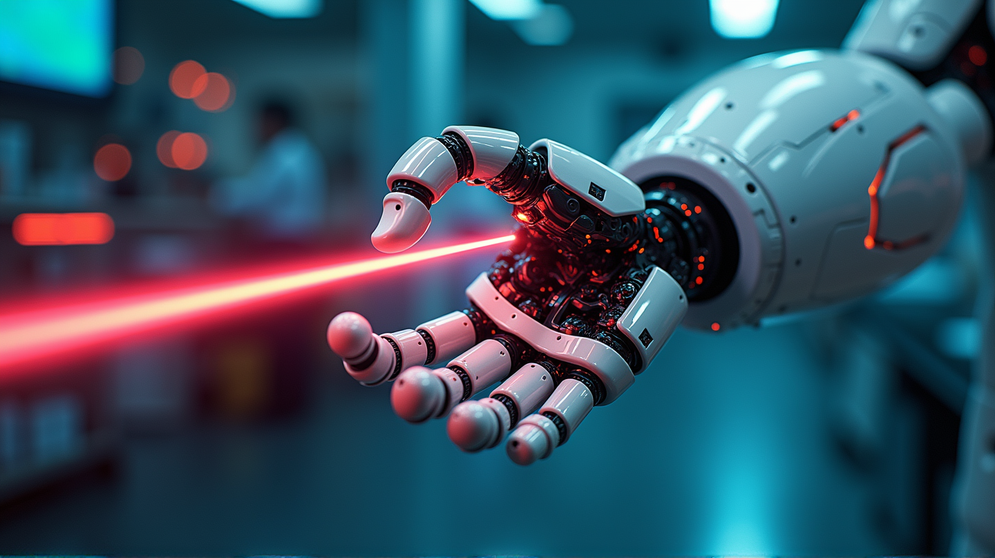 Budúcnosť žiari: Laserom poháňané mäkké robotické rameno revolucionalizuje robotiku