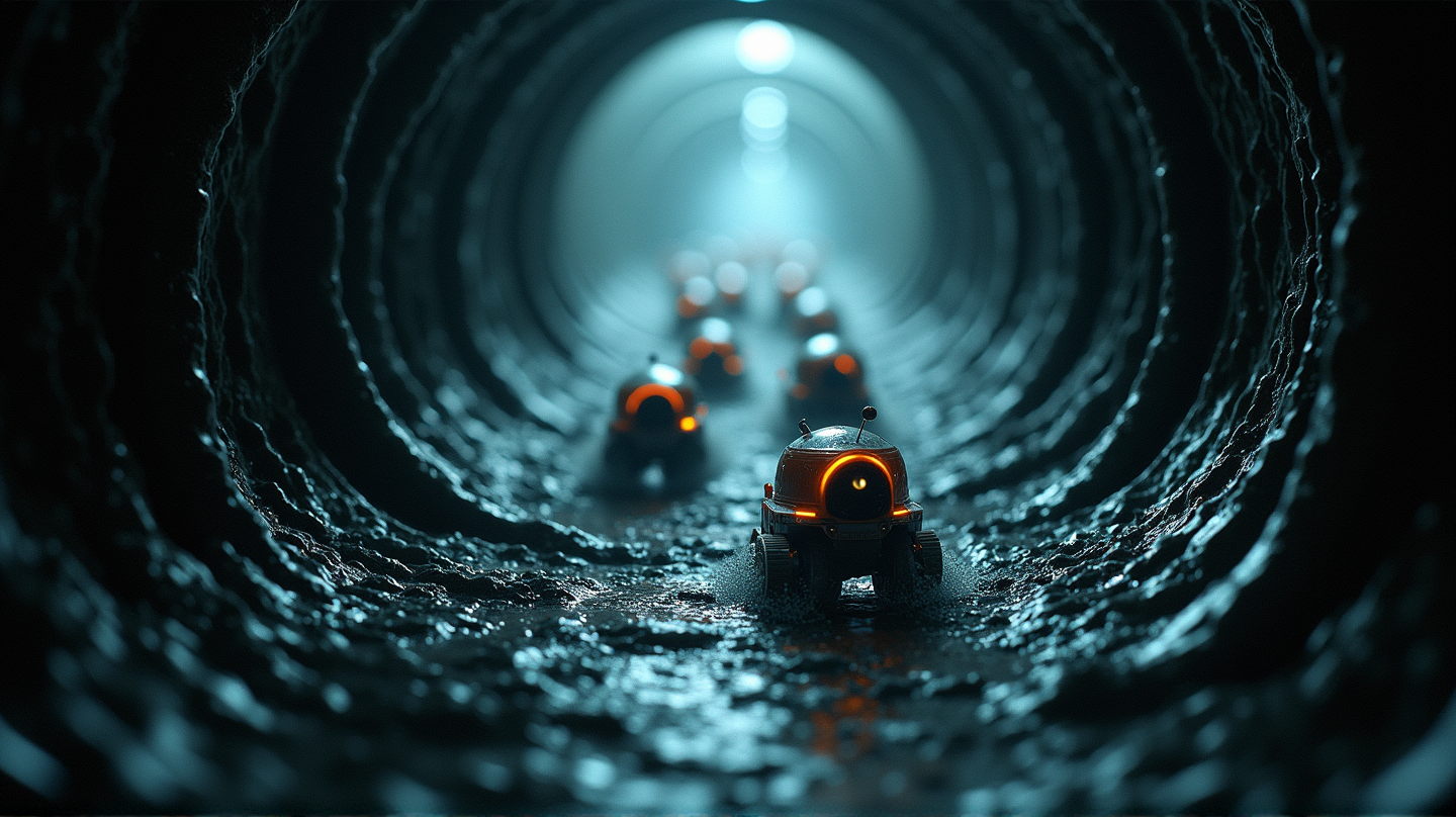 Revolučné miniatúrne roboty bojujú proti úniku vody pod zemou