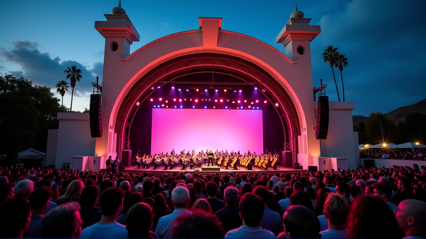Letný symfonický otras v Hollywood Bowl vyvoláva debaty