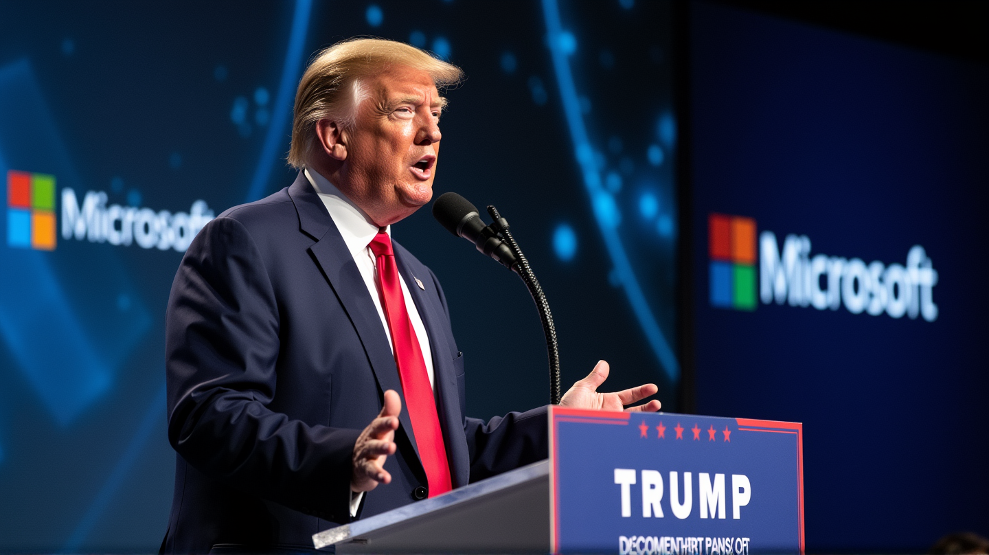 Trump vyzýva technologických gigantov, aby uprednostňovali americké pracovné miesta pred zahraničnými nájommi
