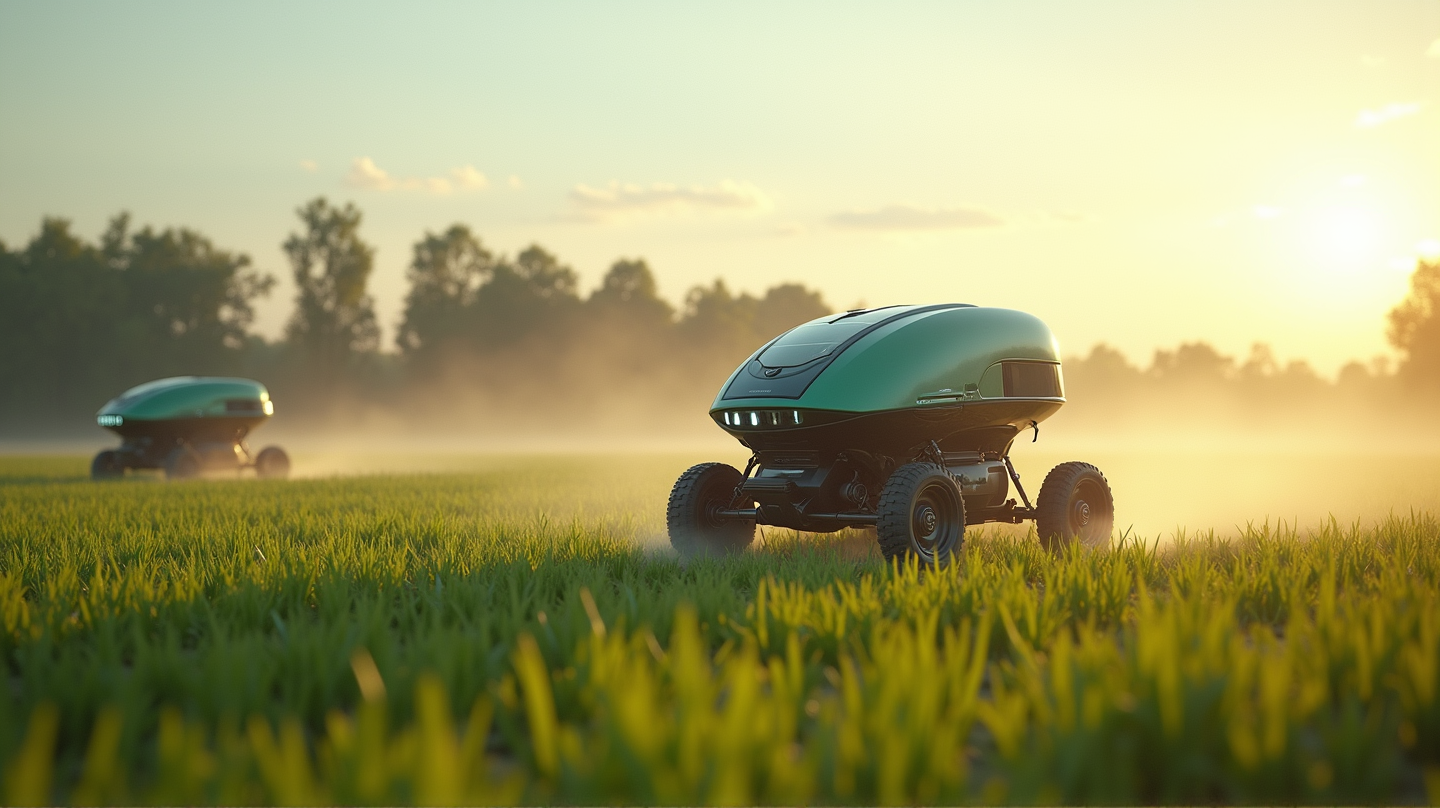 Budúcnosť je tu: Nárast trhu autonómnych robotov na postrekovanie pesticídmi