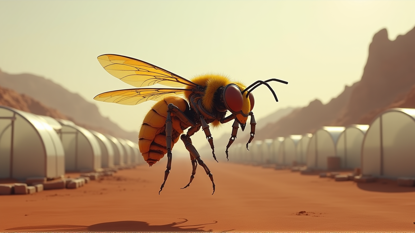 Robotická včela z MIT: Bzukot budúcnosti pre opeľovanie na Marse