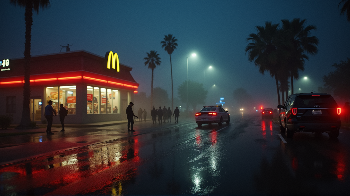 Tragická streľba pred McDonald's v East Hollywood: Jedna obeť
