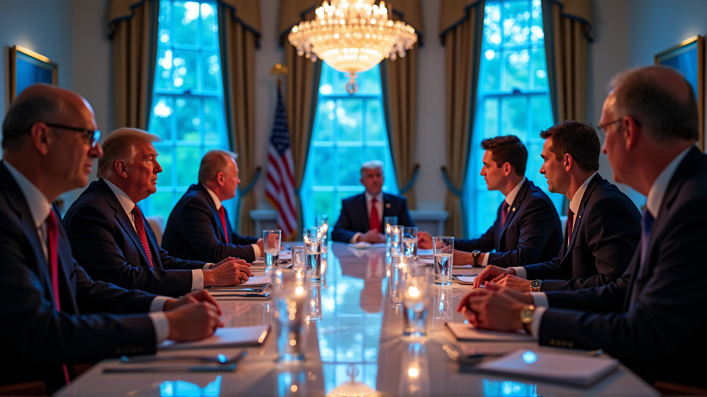 Technologickí Magnáti Chvália Trumpa na Oslavnej Večeri v Bielom Dome