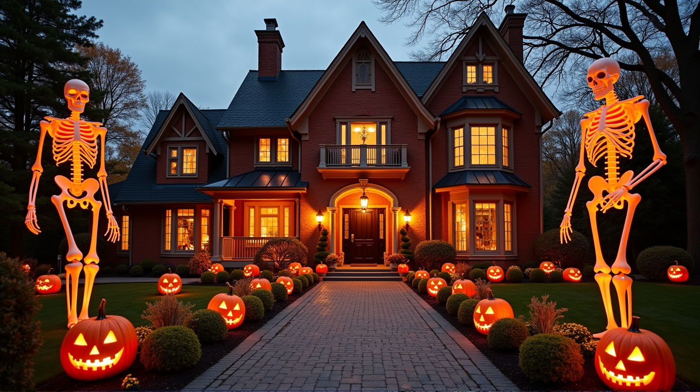 Domy celebrít sa na tento Halloween menia na strašidelné majstrovské diela