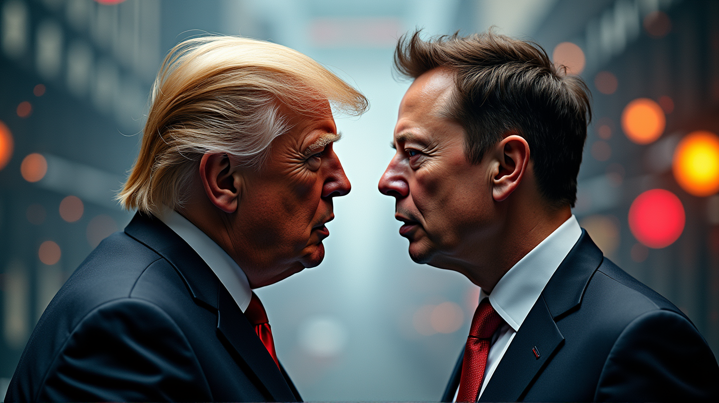 Nedokončená sága: Trump verzus Musk - súboj titánov