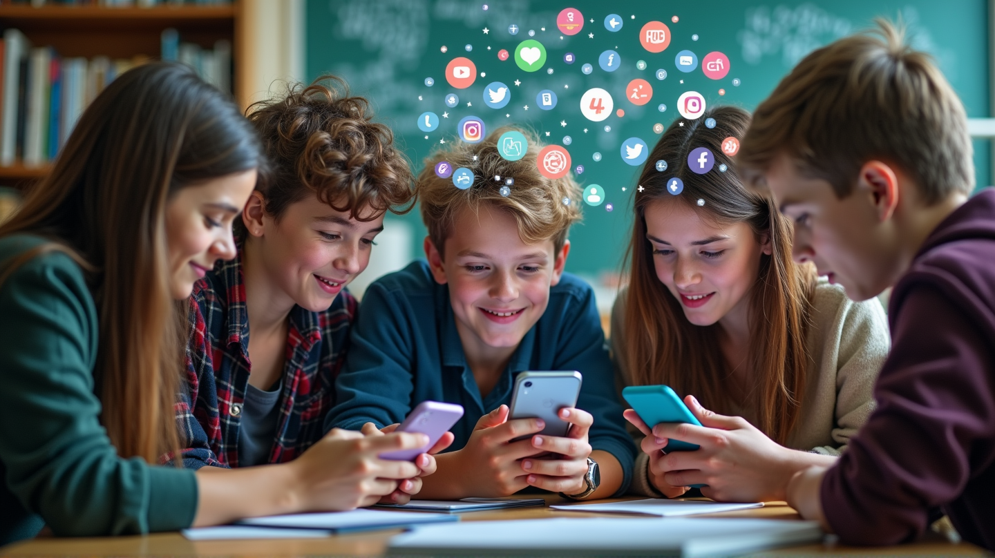 Teenageri na sociálnych médiách: Prepojenie s kognitívnym poklesom, odhalili vedci