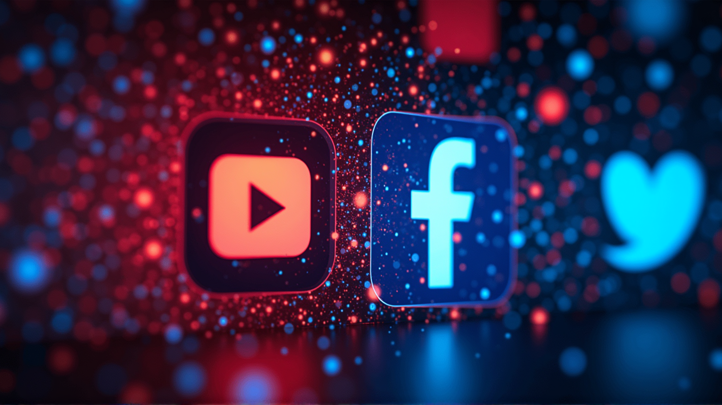 Skrytí titáni sociálnych médií: YouTube a Facebook dominujú uprostred exodu z X