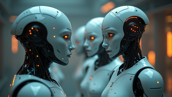 Dve roboty zvažujú zvláštne dedičstvo ľudí