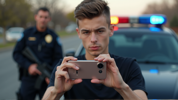 Mladík močí na policajné auto pre sociálne siete: Šokujúci trend?