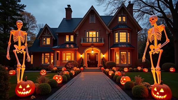 Domy celebrít sa na tento Halloween menia na strašidelné majstrovské diela