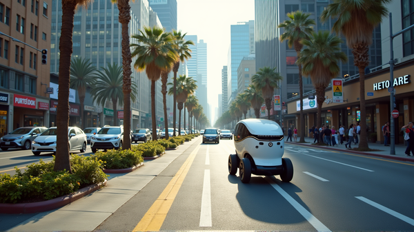 DoorDash revolučne mení doručovanie jedla pomocou chodníkových robotov od Serve Robotics v Los Angeles