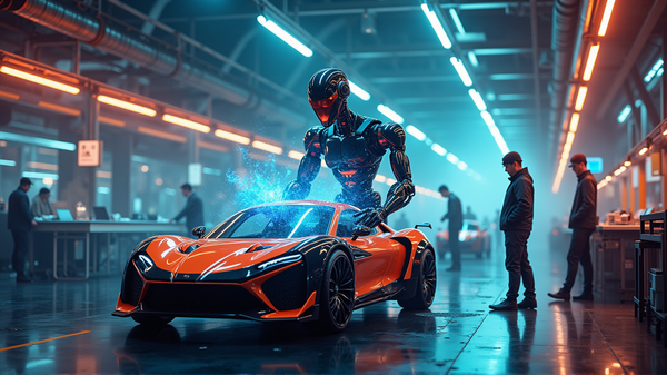 Revolúcia vo výrobe automobilov: Vzostup humanoidov a AI
